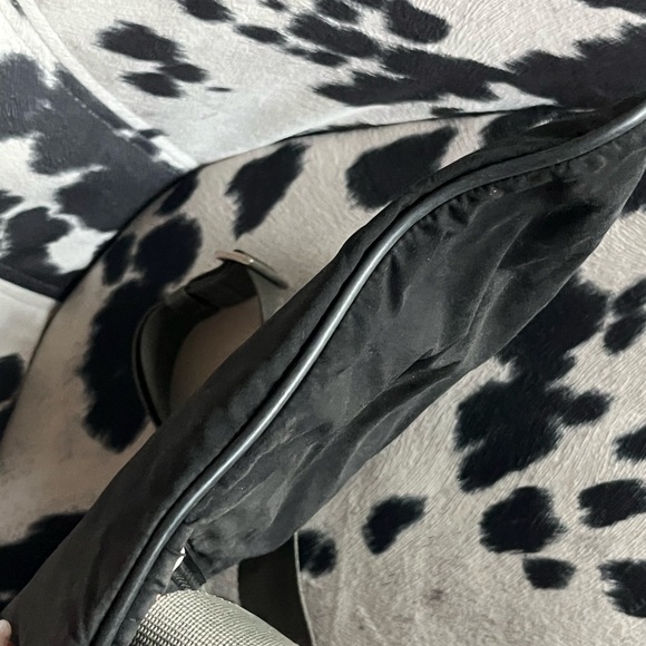 #117 PRADA Black Fabric Crossbody Bag - Picture 8 of 15